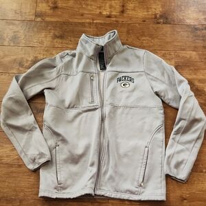 Packers Gray Full-Zip Jacket